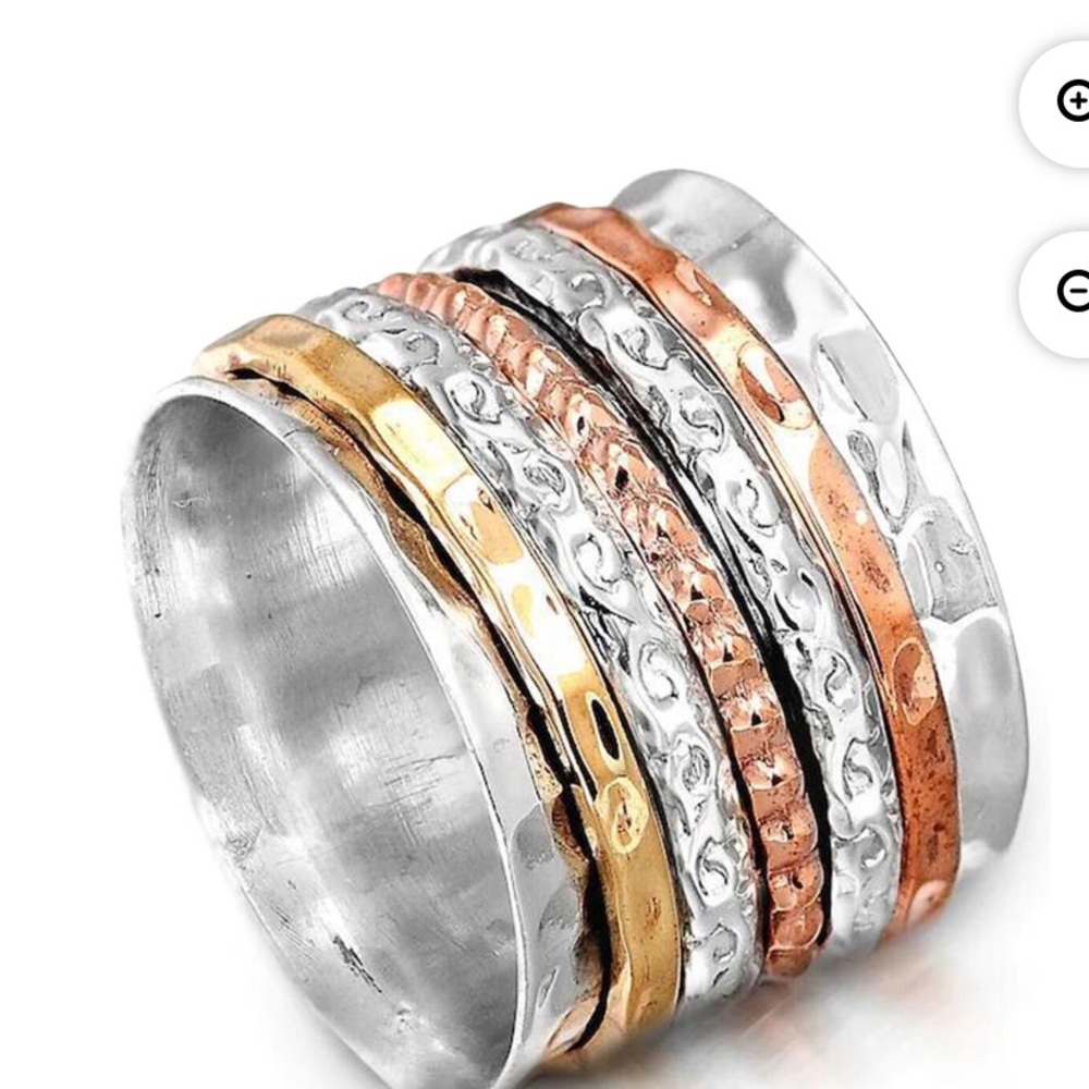 New!!! Wide fidget ring! Sz 7 🆕 - Picture 3 of 5
